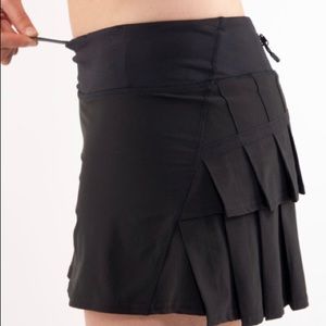 Lululemon Pace Setter Skirt Black Size 8